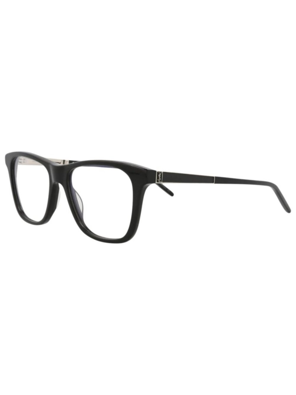 New Saint Laurent Women's Eyeglasses Square Rectangle Acetate Frame Unisex Black
